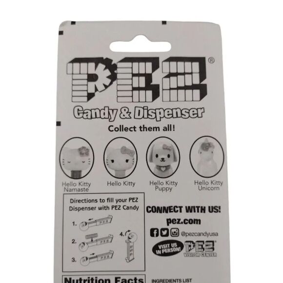 Hello Kitty Pastel Chalk Set and PEZ Dispenser Bundle NWT - Picture 7 of 8